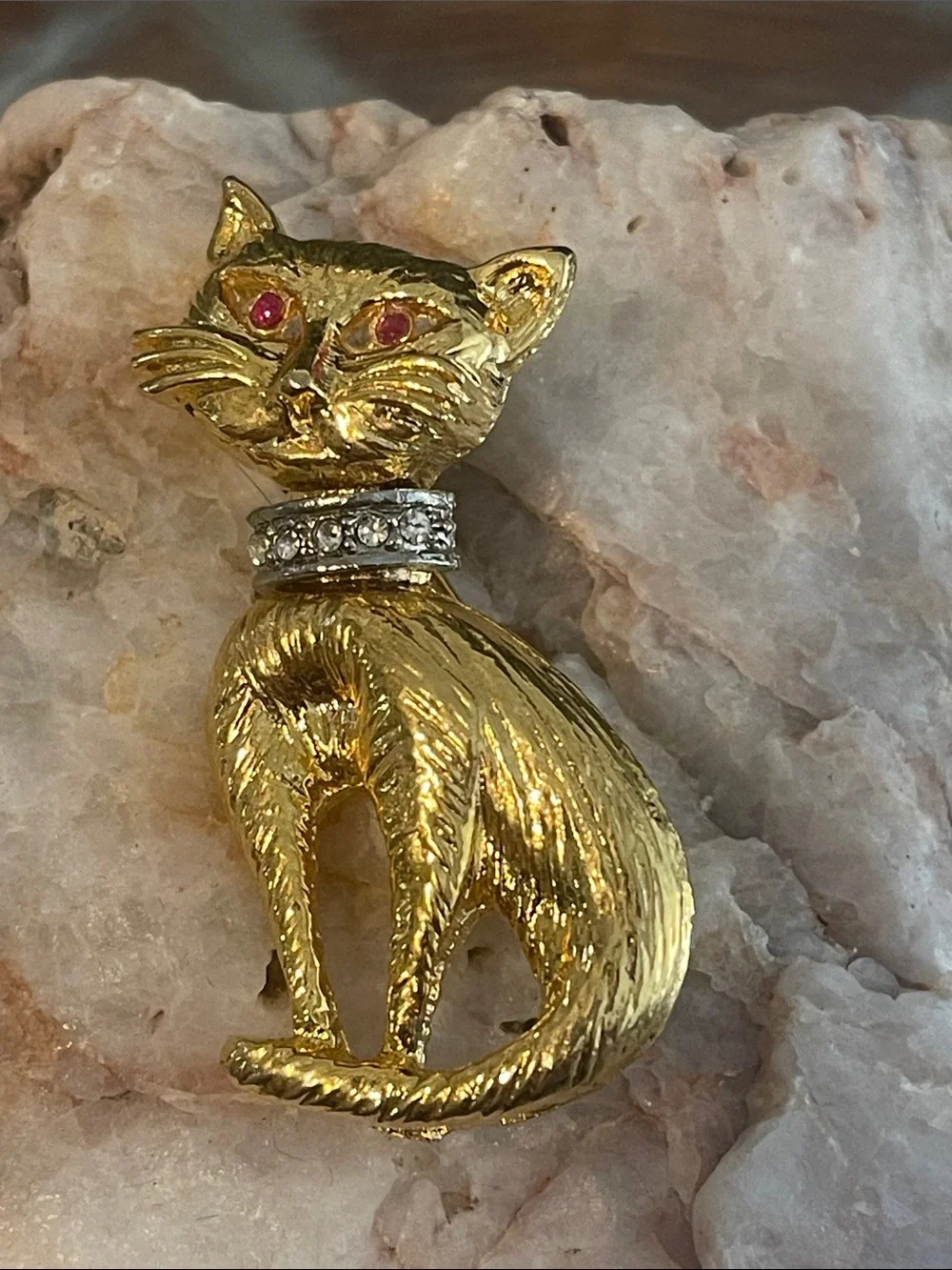 Fancy Kitten Brooch